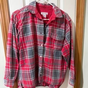 Talbots 100% cotton flannel shirt